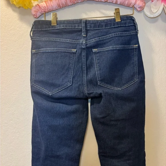 Women's Skinny Jeans in Dark Indigo Stretch Denim - Picture 7 of 12